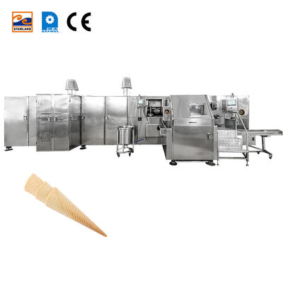 PLC Commerciële Barquillo Cone Machine met Automatische Productielijn