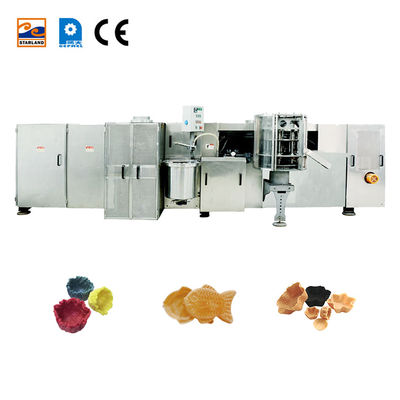 PLC Besturingssysteem Roestvrijstalen Koekjesbakmachines Andere Snackmachines