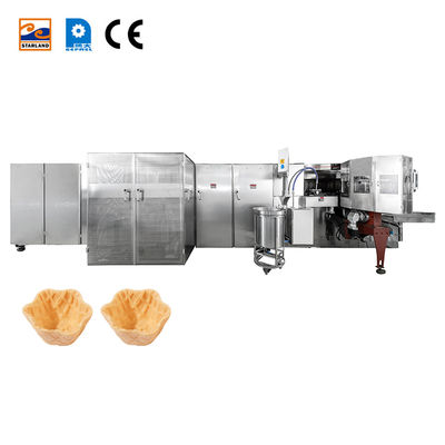 Productielijn voor wafelmanden met video-technische ondersteuning en PLC-besturing