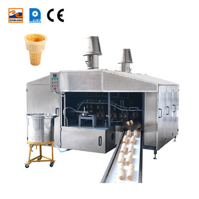PLC 28molds Wafer Cone Productie Lijn met Customized Design
