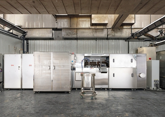 PLC-gestuurde roestvrijstalen voedselverwerkingsmachines voor het maken van taartschelpen