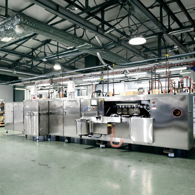 Automatische productielijn voor waferbiscuits met digitale temperatuurregeling en technische ondersteuning via video na de service