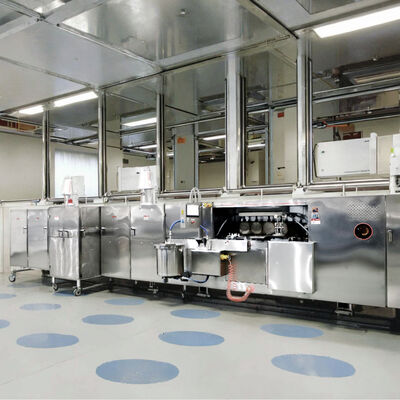 PLC-besturingssysteem Wafer Biscuit Productielijn Roestvrij staal Obleas Wafer Productieapparatuur