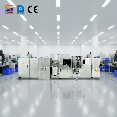 Automatische wafelmandmachine, continu werkend, geschikt voor grootschalige productie