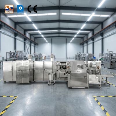 Volautomatische ijskegelwalsmachine ontworpen voor massaproductie van ijshoorntjes