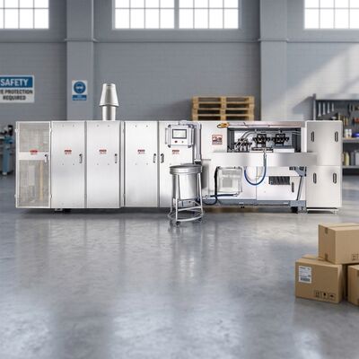 Automatische Wafer Cone-productieapparatuur die videotechnische ondersteuning biedt na service om een ​​consistent product te behouden