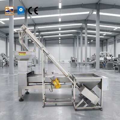 Industriële toebehoren voor kegelproductielijn Waffel-/koekjesmelter met spiraalconveyor