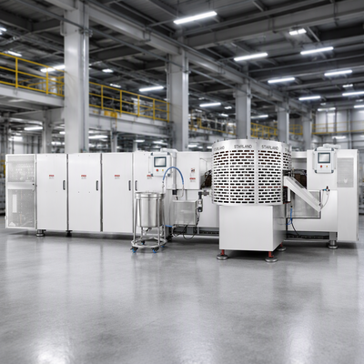 Video Technische Ondersteuning Automatische Voedselverwerkingsmachines Met Geavanceerde Besturingssystemen